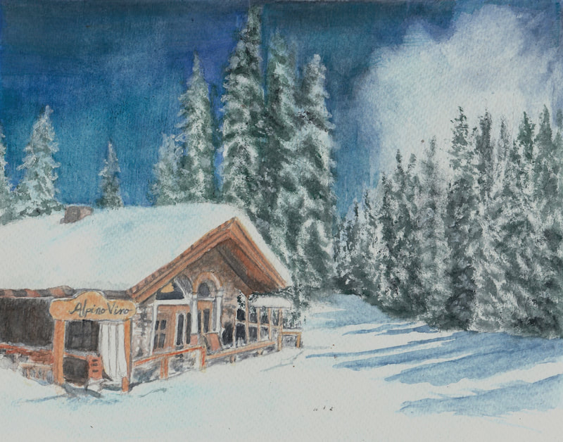 Cabine in winter