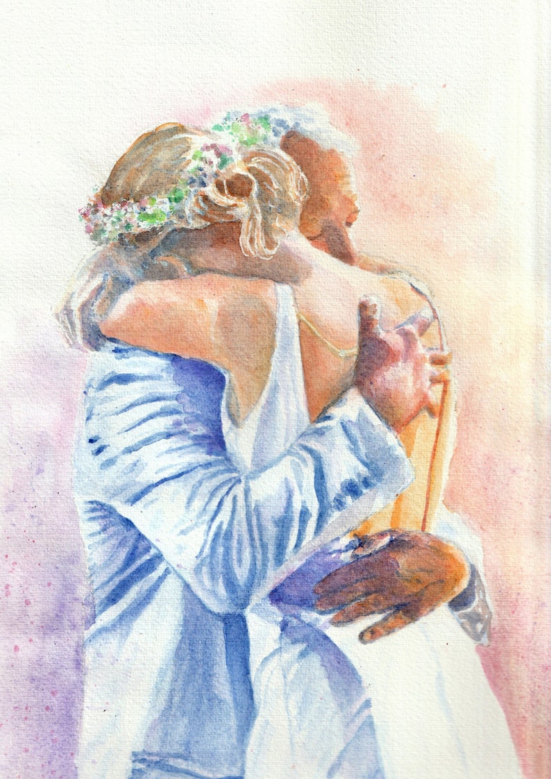 Father and Daughter at the wedding