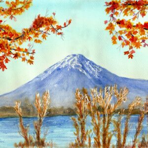 Mount Fuji in the fall