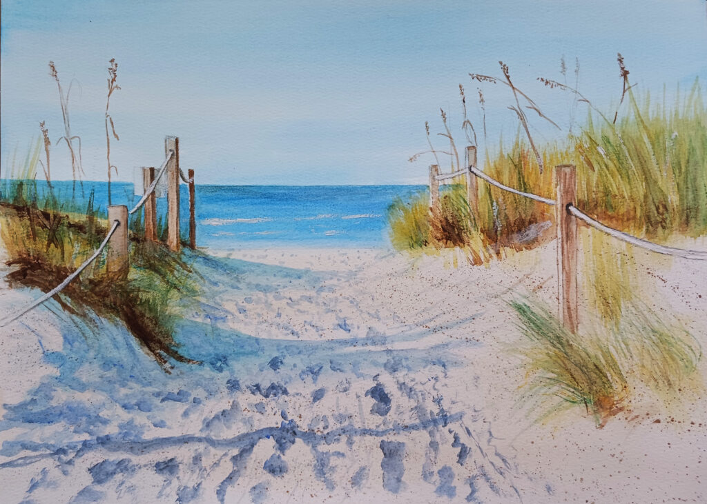 Beach nostalgie Beach path